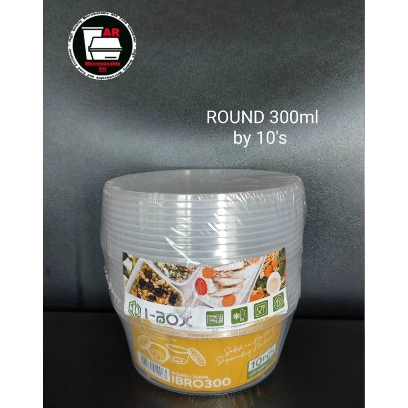 Round300ml/Microwavable plastic container